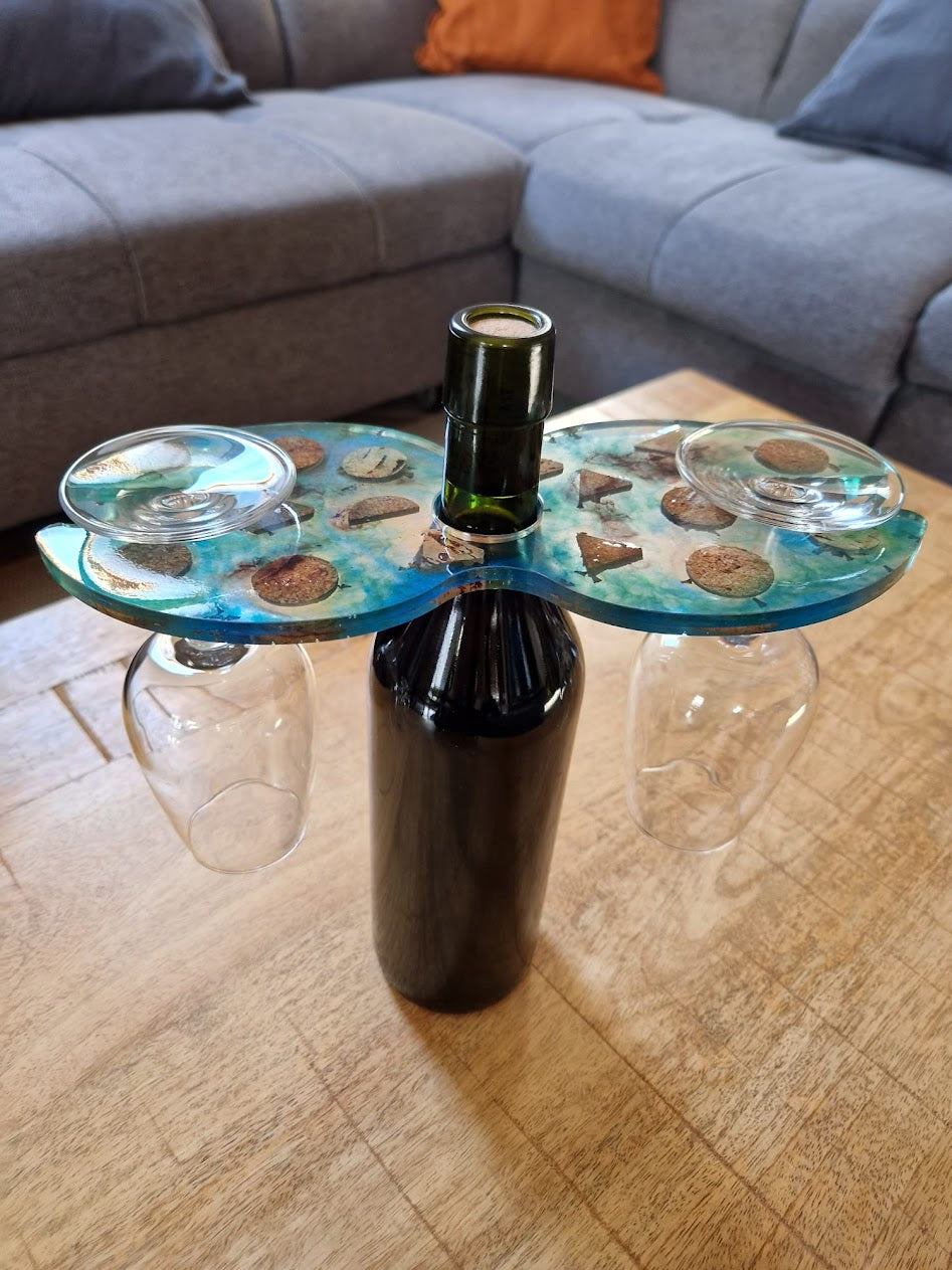 Porte-Bouteille et Verres