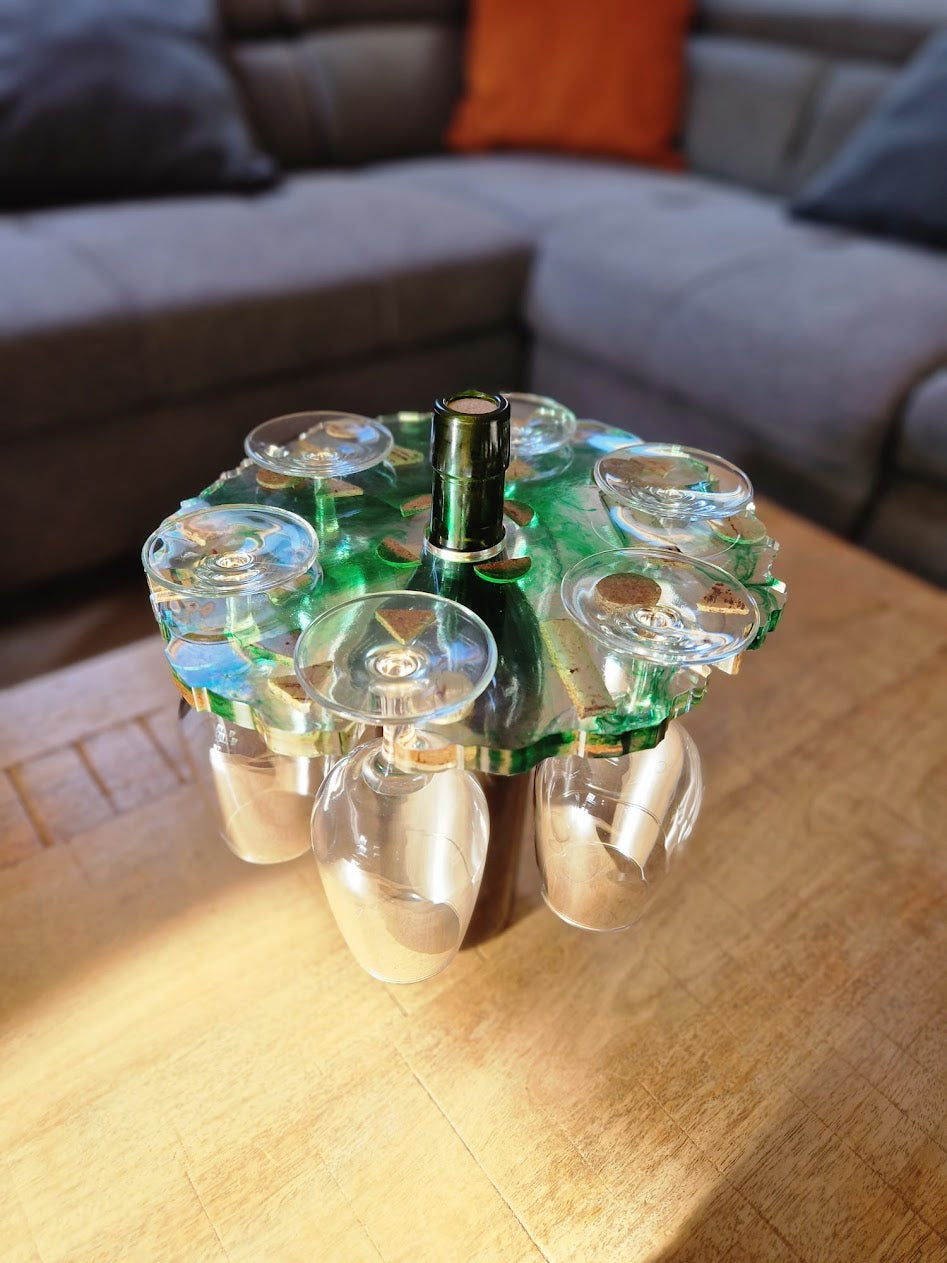 Porte-Bouteille et Verres