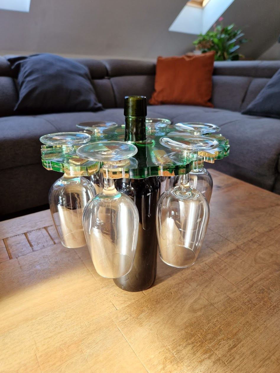 Porte-Bouteille et Verres
